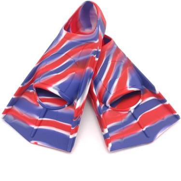 Imagem de Gugmoy nadadeiras infantis, nadadeiras de silicone confortáveis para nadar e mergulhar, tamanho adequado para iniciantes, crianças, meninas, meninos e adultos (ZaaRanGuoQi, PP)