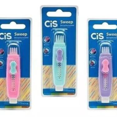 Imagem de Borracha Escolar Retratil Sweep C/vassourinha - Cis
