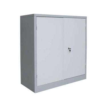 Imagem de Armário de Aço PA-1000 - Prateleira e fechadura, escritório, recepção,