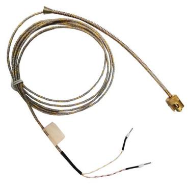 Imagem de Termopar tipo k baioneta p6 cabo 2fios  2,0m cabo vermelho/amarelo wje