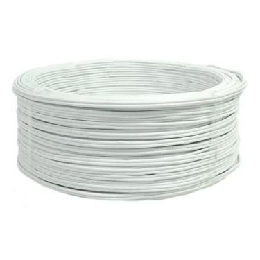 Imagem de Fio Paralelo 4,00Mm 300V Branco Rolo Com 15 Metros Corfio