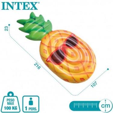 Imagem de Colchão Adulto Inflável Para Piscina - Abacaxi - Intex, Abacaxi