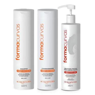 Imagem de Kit Acquaflora Forma Curvas Com 3 4Abc