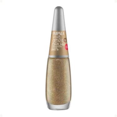 Imagem de Esmalte Glitter 3D Impala Viva, Ame e Brilhe Comemore a Vida 7,5ml