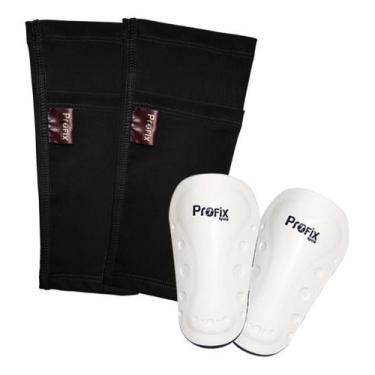 Imagem de Kit Caneleira Infantil Branca e Porta Caneleira Preto Profix - Profix 