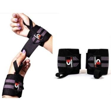 Imagem de Par De Munhequeira Protetor para Pulso Punho Elástico - CARBONFIT, Cin