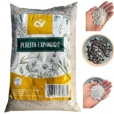 Imagem de Perlita Expandida 3litros - Substrato P/ Jardinagem Plantas - o mundo 