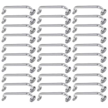 Imagem de Alça de Apoio Barra Inox 50cm Kit 30 Unidades Acessibilidade Cadeirant