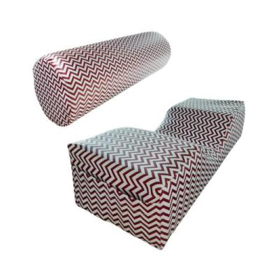 Imagem de Kit Almofada Para Extensão De Cílios+Rolo Apoio Pernas 50x16 - Luma Co