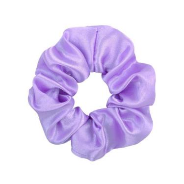 Imagem de Kit 40 Xuxinhas Scrunchies Frufru Rabicó Cetim Anti Frizz - LD Confecç