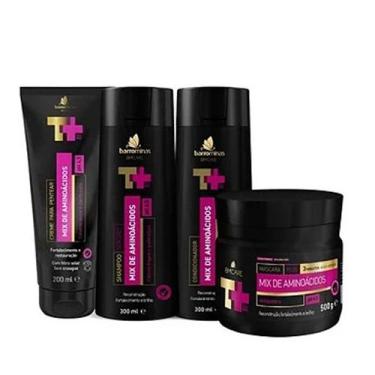 Imagem de Shampoo + Condicionador + Creme Pentear + Máscara para Cabelos Frágeis