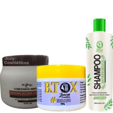 Imagem de Kit B.tox Capilar Redutor de Volume 300g Juca + Condicionador Cupuaçu 