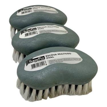 Imagem de Kit C/3 Escova Multiuso Oval Bettanin Superpro Cerdas