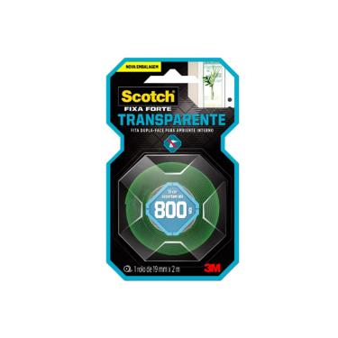 Imagem de Fita Dupla Face Fixa Forte Transparente 19Mmx2m - 3M