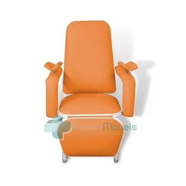 Imagem de Poltrona Coleta Hospitalar Reclinável - STANDARD - SaúdeMóveis, LA - L