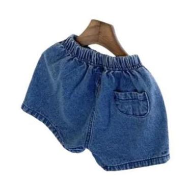 Imagem de Shorts Jeans Bebê - Casual, com Bolsos - 0 a 24 Meses, 12-18 meses, 19