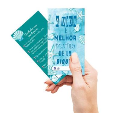 Imagem de Tag Biquini Moda Praia 100 Unid  Variações - Teodoro Impressos, Verde
