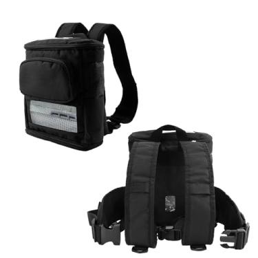 Imagem de Transportador leve para concentrador de oxigênio Inogen One G5, mochila de oxigênio portátil com alças ajustáveis, parte inferior com zíper para acessórios de concentrador de oxigênio G5, mochila de