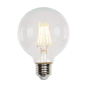 Imagem de Westinghouse Lighting 4317200 5,5 Watt (equivalente a 40 Watts) G25 Lâmpada de LED de filamento transparente regulável, base média