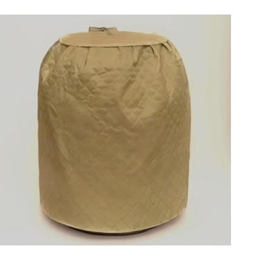 Imagem de Capa Protetora para Botijão Bujão de Gás 13 KG (Bege)