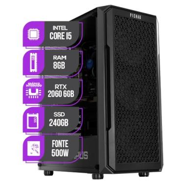 Imagem de PC Gamer Mancer | Intel i5 10ª Geração | RTX 4060 8GB | 16GB DDR4 | SSD 512GB M.2 | 600W 80 Plus