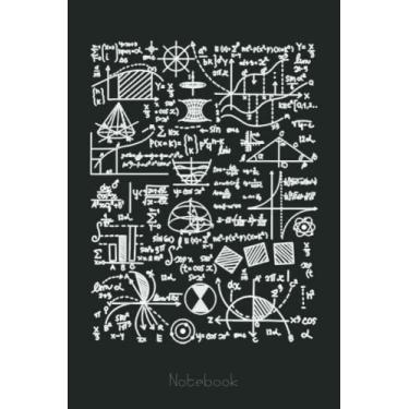 Imagem de Math Lover Gift Idea Mathematical Equation Problems Graph Notebook: Graph Paper Notebook, Grid Paper for Math and Science Students, Quad Ruled 4x4 (110 Pages, 6x9)