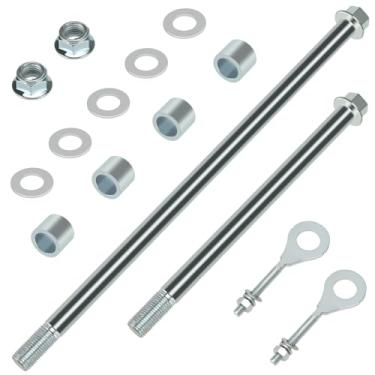 Imagem de CILOYU Mini eixo traseiro de 14 mm 330 mm + kit de eixo dianteiro de 225 mm compatível com Coleman CT200U MIni Bike 196CC 200CC 6,5HP motor off-road movido a gás peças acessórios para esportes