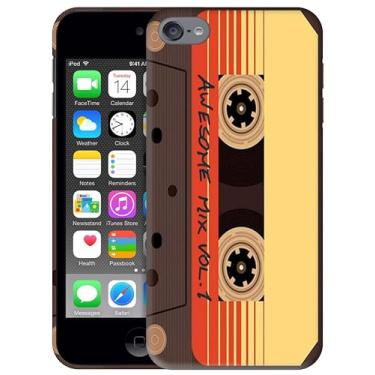 Imagem de Generic SM Capas para iPod Touch 7, capa para iPod Touch 6, capa para iPod Touch 5 - capa de plástico rígido com design vintage de cassete impressa em 3D para iPod Touch 7/6/5.