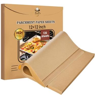 Imagem de Acessórios Ninja Flip Air Fryer, folhas de papel pergaminho de 30 x 30 cm para torradeira Ninja Flip e fritadeira a ar SP151 Ninja Foodi SP101 SP201 SP301 SP351, 125 peças de acessórios para forno