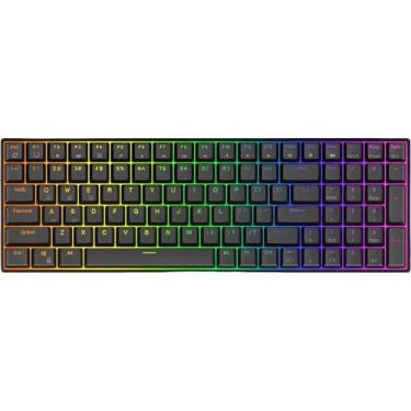 Imagem de Teclado Mecanico Royal Kludge RK100 96% RGB Switch Brown, preto