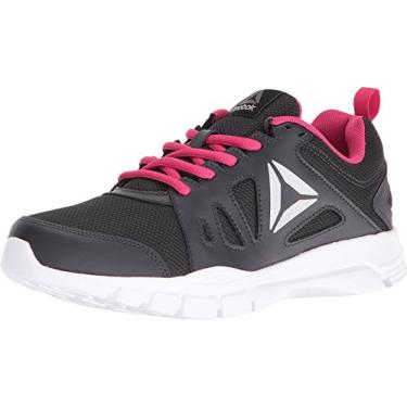 Imagem de Reebok Tênis de corrida masculino Trainfusion Nine 2.0 L MT, Carvão/Pink Craze/Branco/Prata Pura, 39