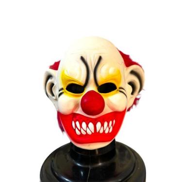 Imagem de Fantasia Máscara Palhaço assustador c/ cabelo Diabólico - Lynx Produçõ