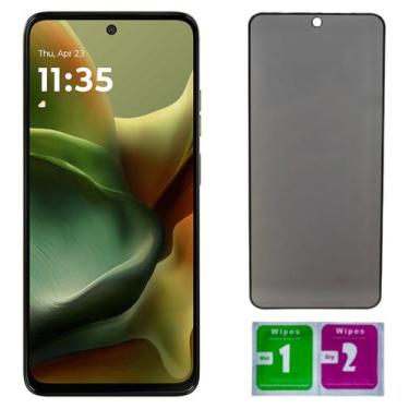 Imagem de Pelicula Privacidade Vidro 3d 5d 9d Para Moto G75 - Mustangshop
