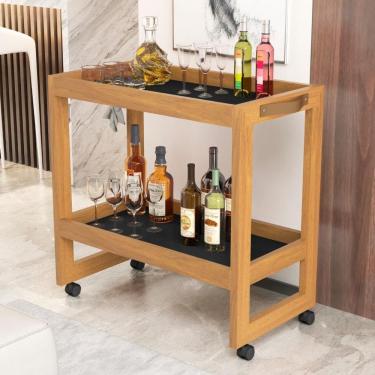 Imagem de Carrinho Apoio Rodas Alicante Preto