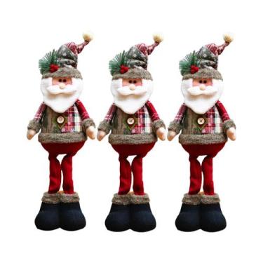 Imagem de Decorações de Boneca de Natal - Enfeites para Casa (1, 2 ou 3 Peças) -