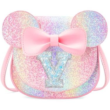 Imagem de Presentes de aniversário para meninas de 3, 4, 5, 6, 7 e 8 anos, presentes para meninas pequenas, bolsa infantil para meninas, colorido, V, Colorida