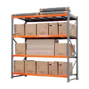 Imagem de Mini Porta pallet Estante Uso Indústria 1000kg 1,80X0,60X2,00MT COM PLANOS EM MDF