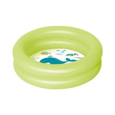 Imagem de Piscina Banheira Inflavél Infantil Mor 28 Litros Para Bebê, Verde