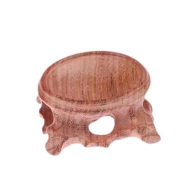 Imagem de Kokiya Suporte de madeira para a esfera do globo Stone, decorativo, ornamento, suporte de ovo de orb, base de ovo para decoração de pedra da esfera da esfera, 4.5 Cm X 2.5 Cm
