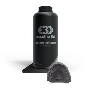 Imagem de Resina para impressão 3d  proton escolha3d - Escolha 3D, CINZA