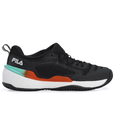 Imagem de Tênis Fila Winner - Clay - Saibro - Preto Azul e Laranja-44