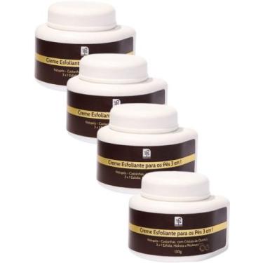 Imagem de CREME ESFOLIANTE PARA OS PÉS NATUPÉS 3X1 130gr NATUFLORES 4un