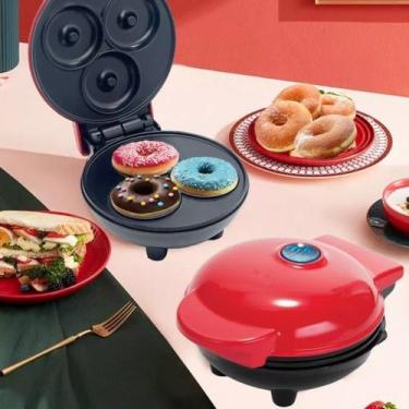 Imagem de Máquina De Mini Donuts 3 Rosquinhas Antiaderente 110V - Sokany