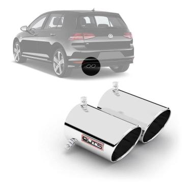 Imagem de Ponteira Esportiva Escapamento Ponta Dupla Volkswagen Golf 2