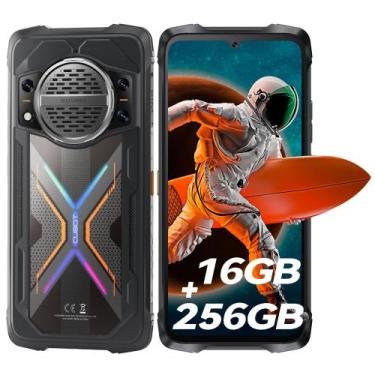 Imagem de Smartphone Celular Cubot King Kong Power 3 6r/256gb - Blindado, Preto
