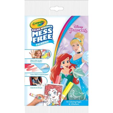 Imagem de Conjunto de colorir Crayola Color Wonder Disney Princess + 3 anos