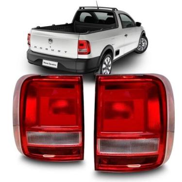 Imagem de Lanterna Traseira Saveiro G7 2016 A 2018 Cristal - SP ACESSÓRIOS, Esqu