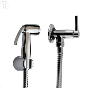 Imagem de Ducha higienica kimetais 1050 c01 c/registro 1/4 volta alfa 