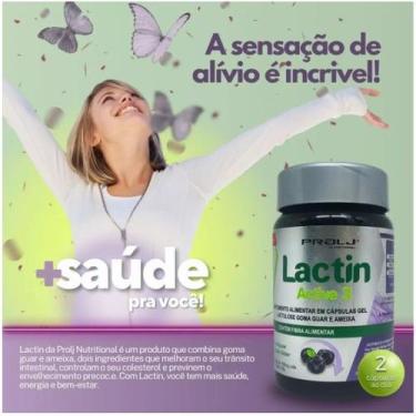 Imagem de Lactin Active 3 Ameixa, Goma Guar e Lactulose 1750mg  20 cápsulas soft