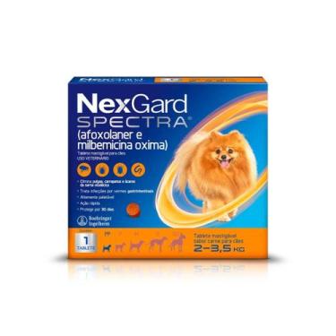 Imagem de Antipulgas E Carrapatos Nexgard Spectra De 2 A 3,5 Kg - 1cp - Boehring